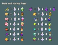 Fruit and Honey Press Poster