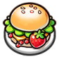 Strawberry Jam Burger