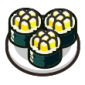 Corn Sushi Plate